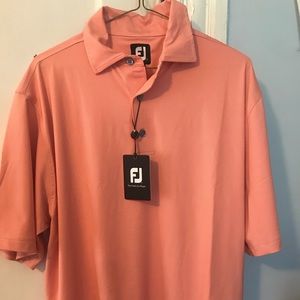 FootJoy FJ large golf shirt athletic stretch NWT
